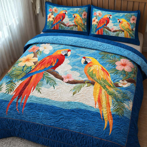 Sky Perch 3-Piece Quilted Bedding Set GFTOQM2266