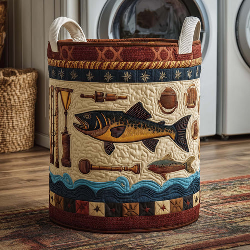 Angler Gear Quilted Laundry Basket GFTOQM2269