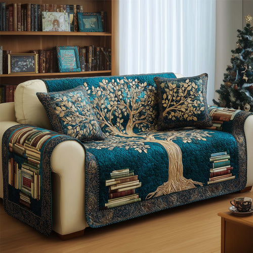 Wisdom Canopy Quilted Sofa Cover GFTOQM2309