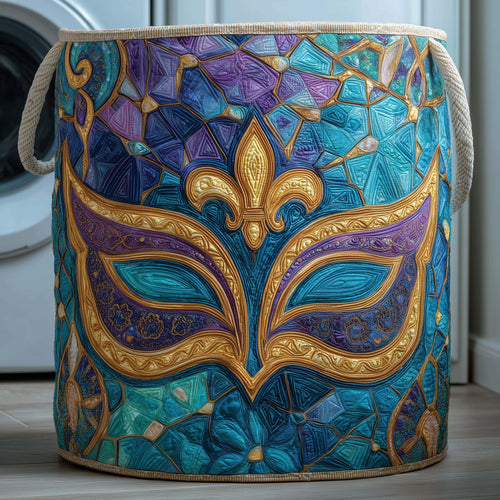 Mosaic Masque Quilted Laundry Basket GFTOQM2371