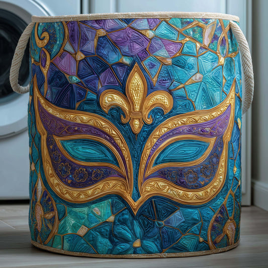 Mosaic Masque Quilted Laundry Basket GFTOQM2371