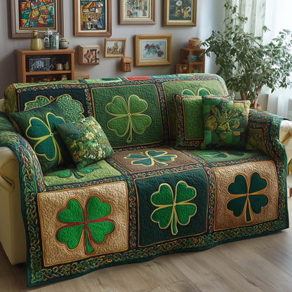 Lucky Mosaic Quilted Sofa Cover GFTOQM2411