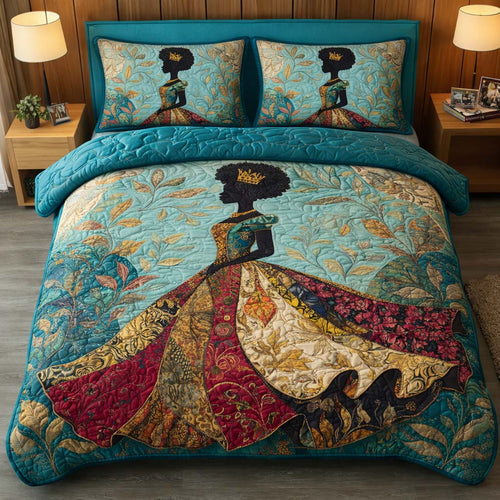 Royal Silhouette 3-Piece Quilted Bedding Set GFTOQM2416