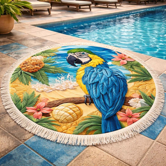 Blue Lagoon Round Beach Towel GFTOQM2462