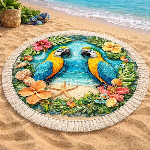 Coastal Pair Round Beach Towel GFTOQM2468