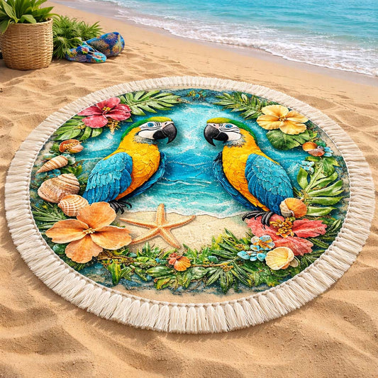 Coastal Pair Round Beach Towel GFTOQM2468