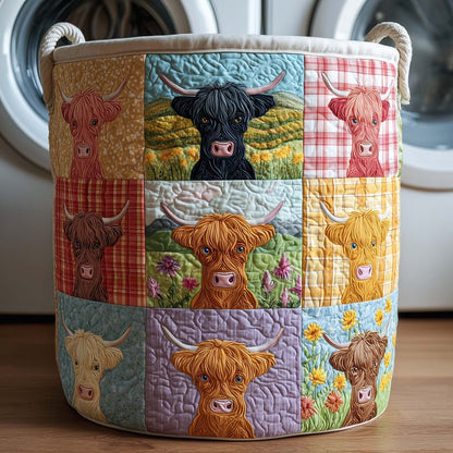 Countryside Highland Quilted Laundry Basket GFTOQM2483
