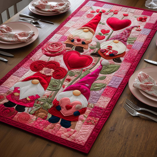 Crimson Love Quilted Table Runner GFTOQM2542