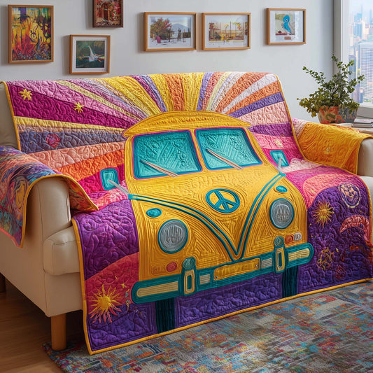 Sunburst Van Quilted Sofa Cover GFTOQM2574