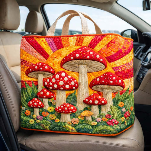 Fairy Mushroom Quilted Shopping Bag GFTOQM2598