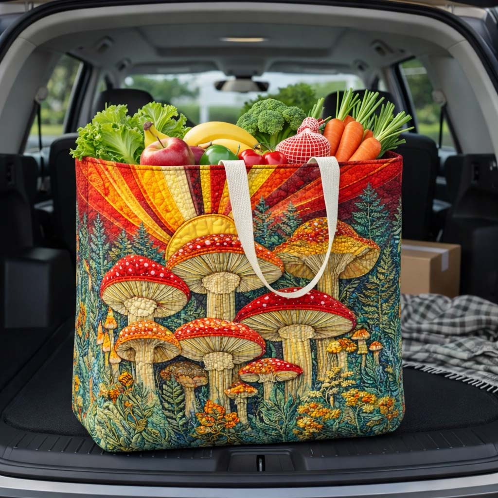 Forest Sunrise Quilted Shopping Bag GFTOQM2599