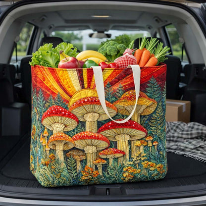 Forest Sunrise Quilted Shopping Bag GFTOQM2599