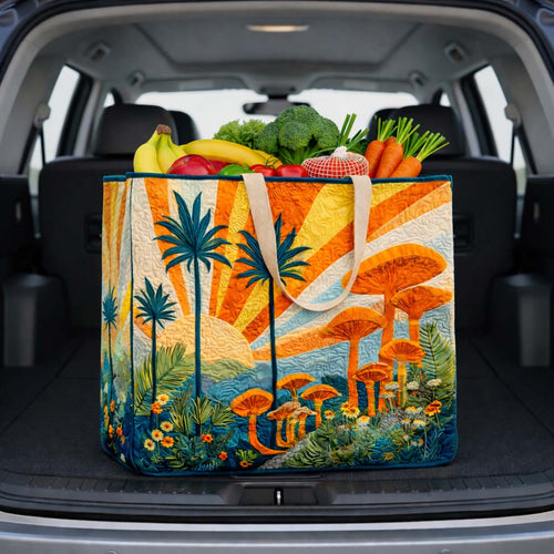 Mushroom Valley Quilted Shopping Bag GFTOQM2602