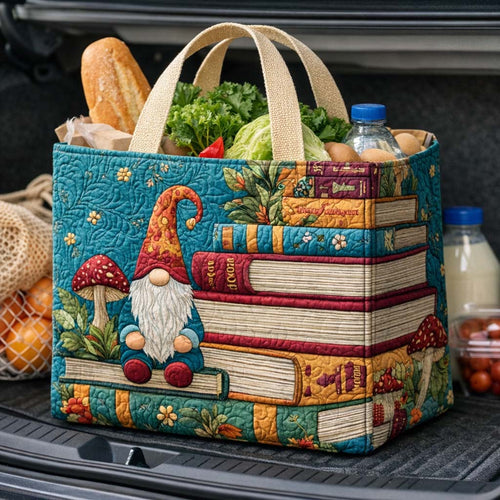 Gnome Stories Quilted Shopping Bag GFTOQM2648