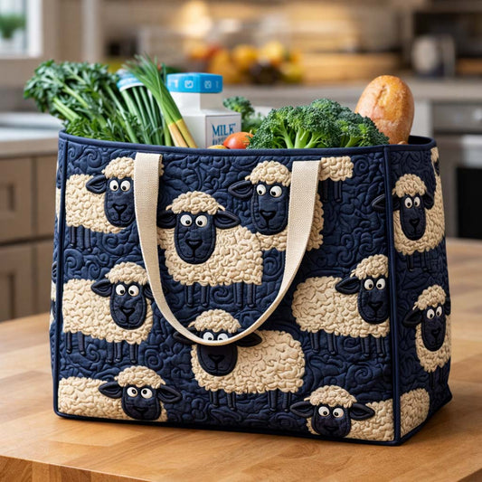 Midnight Sheep Quilted Shopping Bag GFTOQM2666