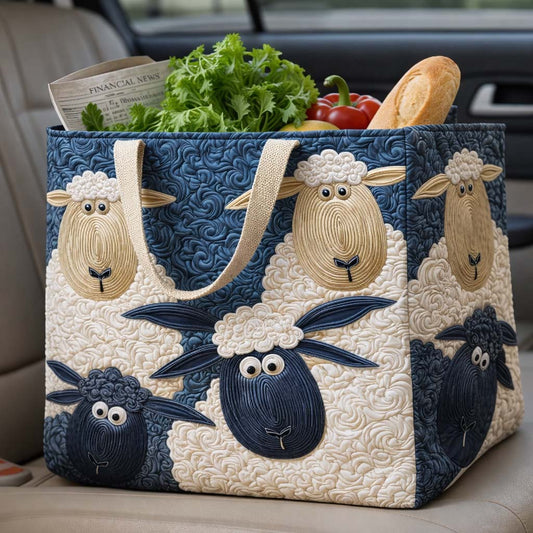 Curly Sheep Quilted Shopping Bag GFTOQM2671