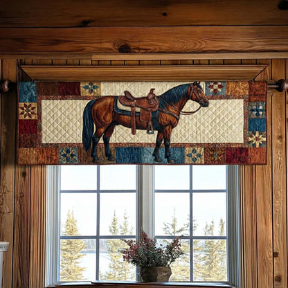 Prairie Horse Quilted Valance GFTOQM2748