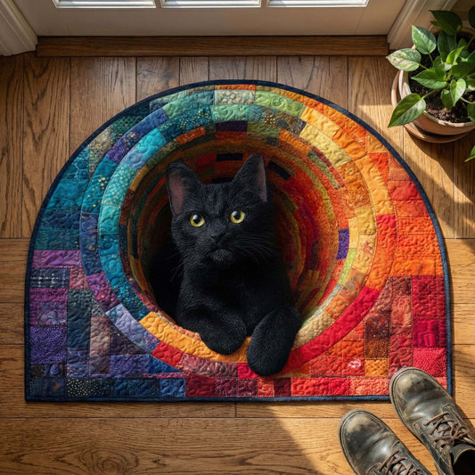 Midnight Tunnel Quilted Welcome Mat GFTOQM2780