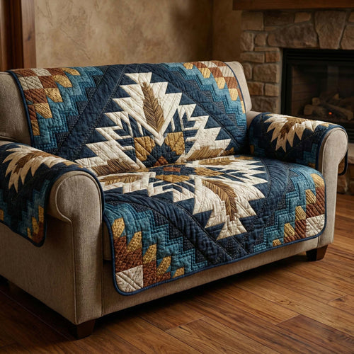 Arrow Bloom Quilted Sofa Cover GFTOQM2788