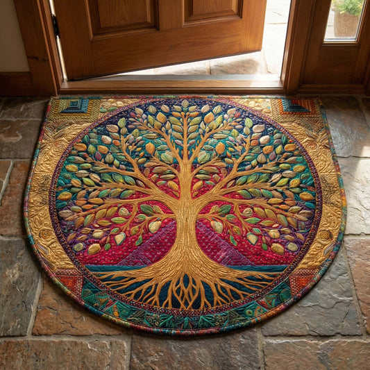 Sacred Tree Quilted Welcome Mat GFTOQM2849
