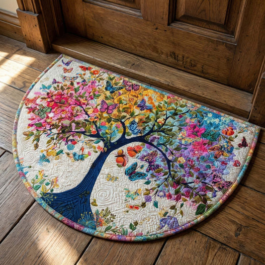Butterfly Tree Quilted Welcome Mat GFTOQM2852