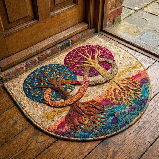 Infinity Roots Quilted Welcome Mat GFTOQM2853