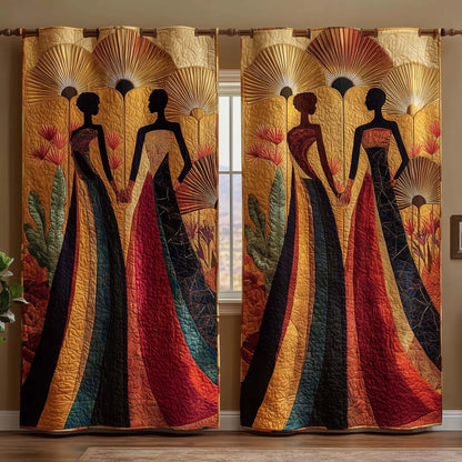 Golden Sisters Quilted Curtains GFTOQM2987