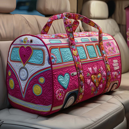 Heart Blossom Quilted Duffle Bag GFTOQM3009