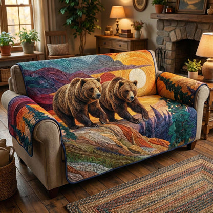 Sunset Brothers Quilted Sofa Cover GFTOQM3137