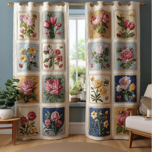 Country Cottage Quilted Curtains GFTOQM3261