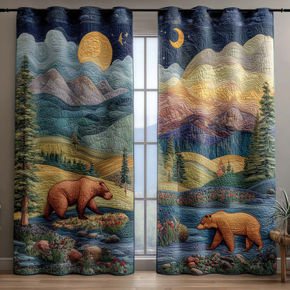 Valley Roamers Quilted Curtains GFTOQM3320