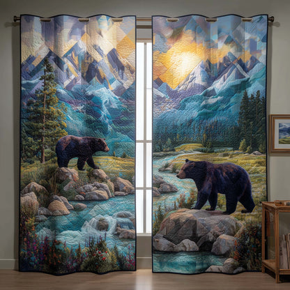 Alpine Crossing Quilted Curtains GFTOQM3323