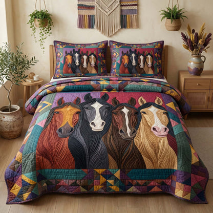 Modern Folk 3-Piece Quilted Bedding Set GFTOQM3330