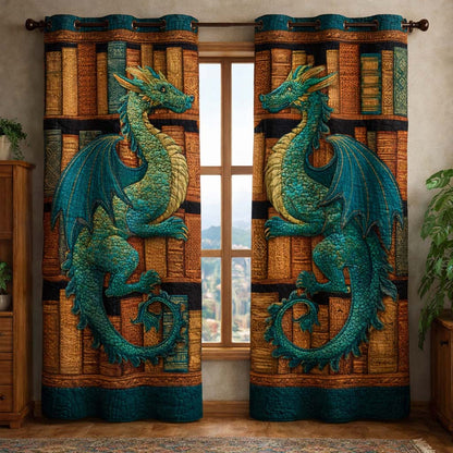 Emerald Drake Quilted Curtains GFTOQM3410