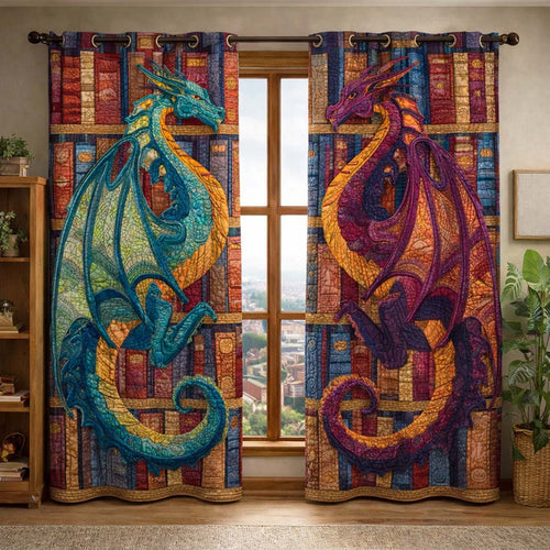 Prism Dragon Quilted Curtains GFTOQM3422