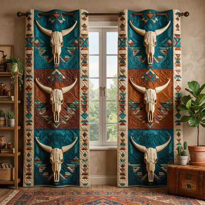 Southwest Panel Quilted Curtains GFTOQM3465