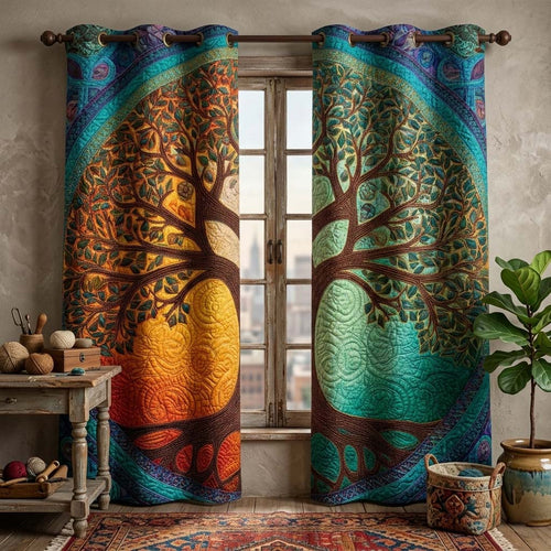 Solar Lunar Quilted Curtains GFTOQM3471