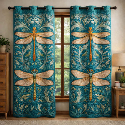 Floral Bridge Quilted Curtains GFTOQM3515