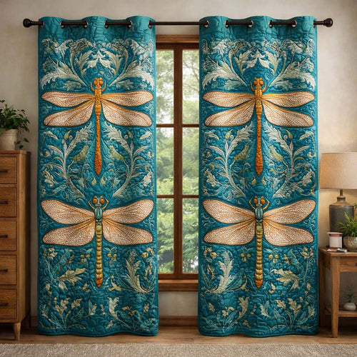 Floral Bridge Quilted Curtains GFTOQM3515