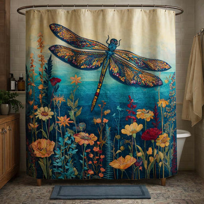 Ocean Dragonfly Shower Curtain GFTOQM3560