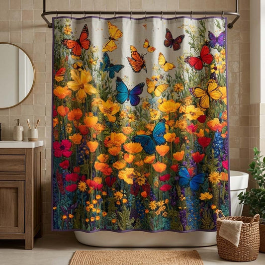 Butterfly Meadow Shower Curtain GFTOQM3621