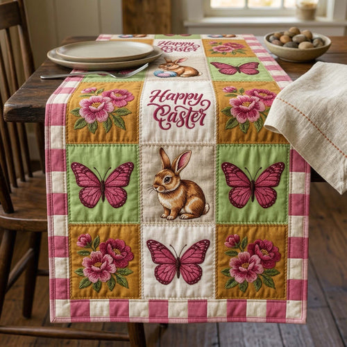 Easter Bunny Quilted Table Runner GFTOQM3686
