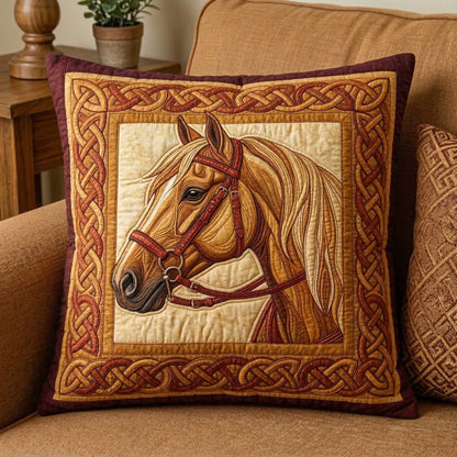 Golden Palomino Quilted Pillow Case GFTOQM3748