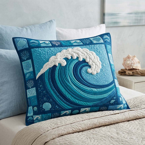 Ocean Wave Bedding Pillow Case GFTOQM3782