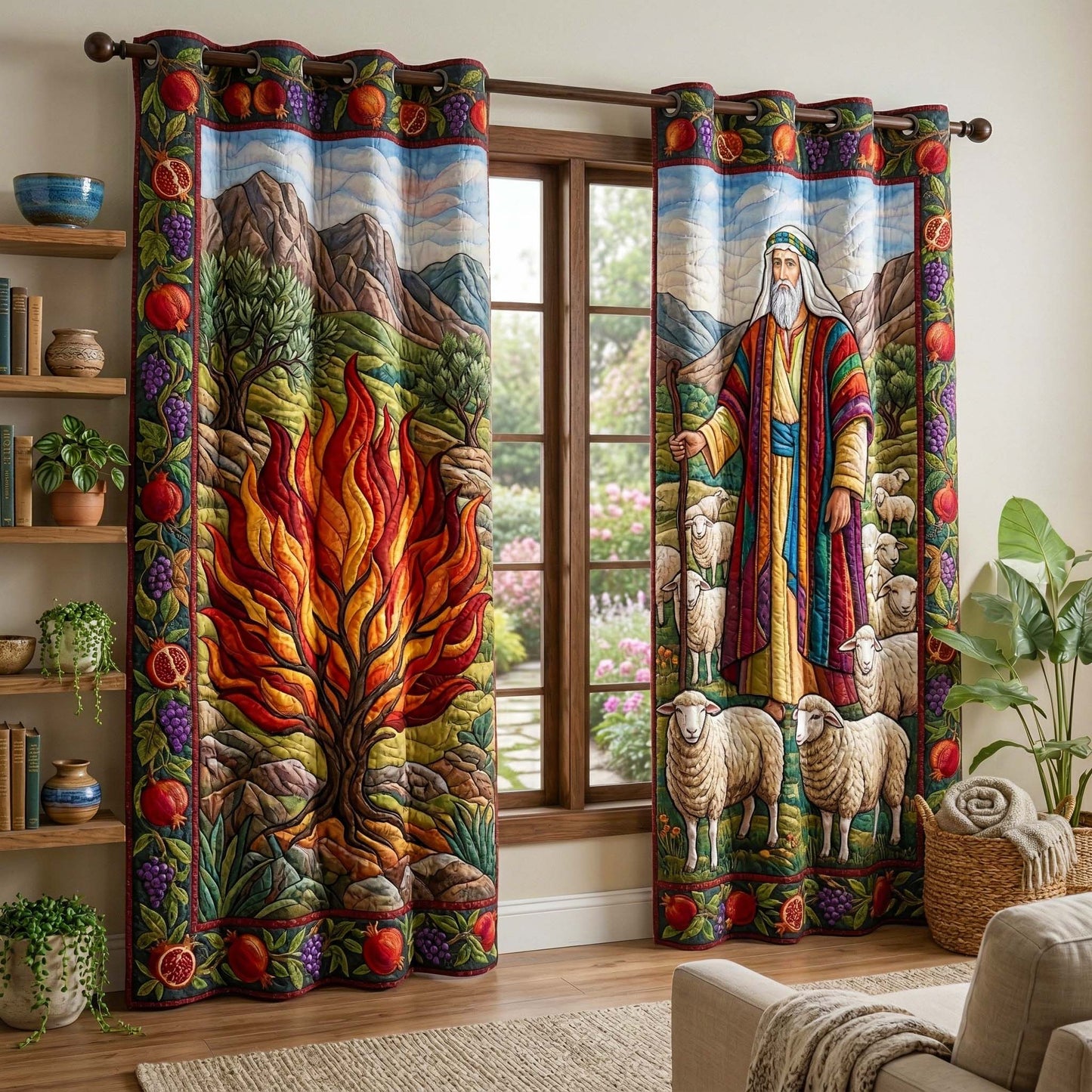 Shepherd Bush Quilted Curtains GFTOQM3841