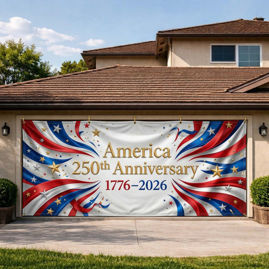 Statue Star Garage Door Banner GFTOQM3935