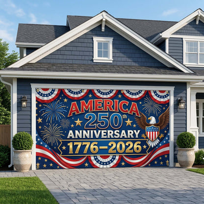 Eagle Anniversary Garage Door Banner GFTOQM3937