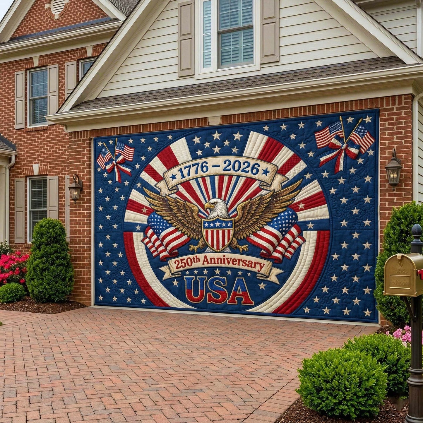 Radial Americana Garage Door Banner GFTOQM3964