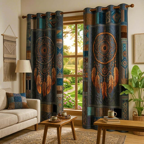 Tribal Dream Quilted Curtains GFTOQM3995