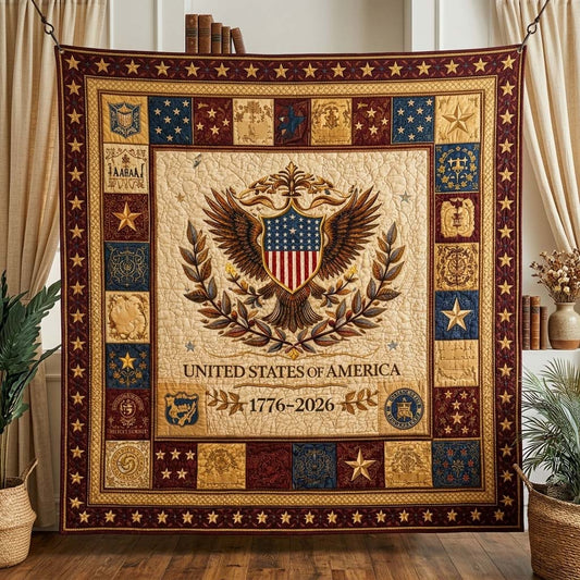 Herritage Patch Quilted Blanket GFTOQM4040